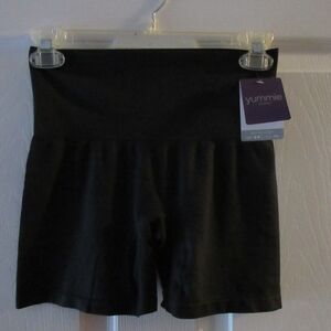 New Yummie Black Seamless Shapewear Shaping Shorts Shortie Women's L/XL